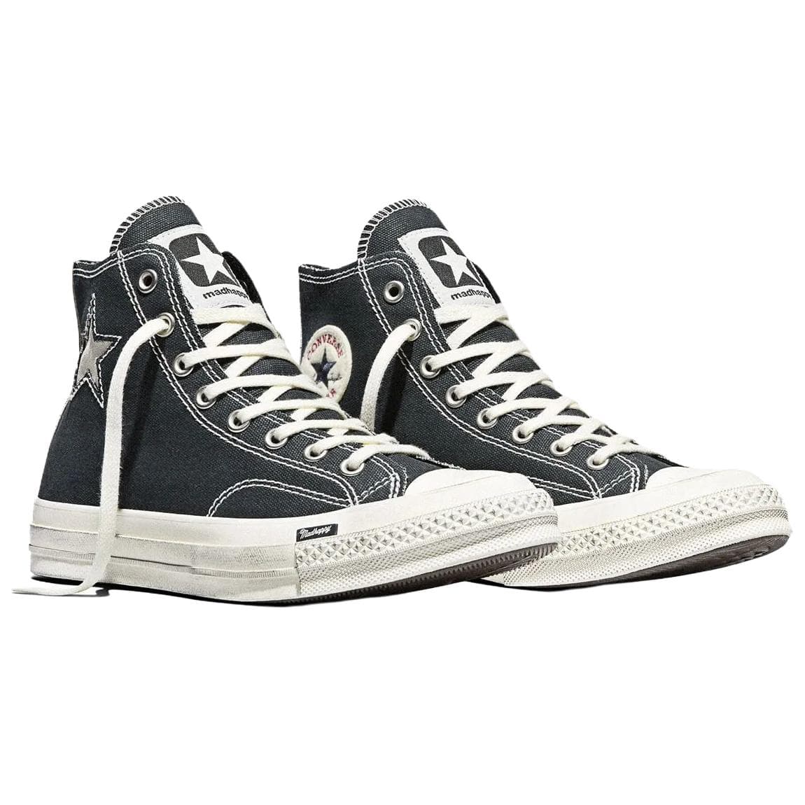 Кеды Converse xMadhappy Chuck 70 Удобная посадка Хай-топы Кеды Унисекс Черный - изображение 3