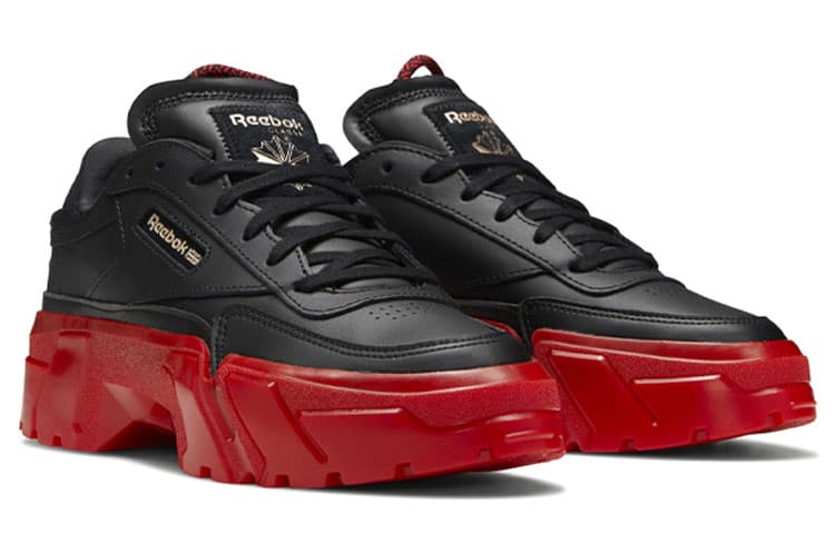 Кроссовки Reebok Club C Cardi B Black Red - изображение 3