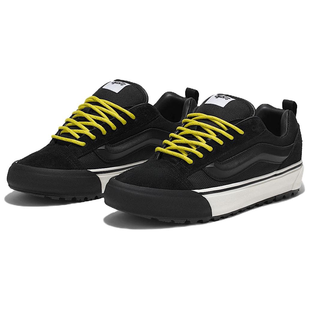 Кроссовки Vans Knu Skool Устойчивая к истиранию низкая обувь для скейтбординга унисекс черного цвета - изображение 2