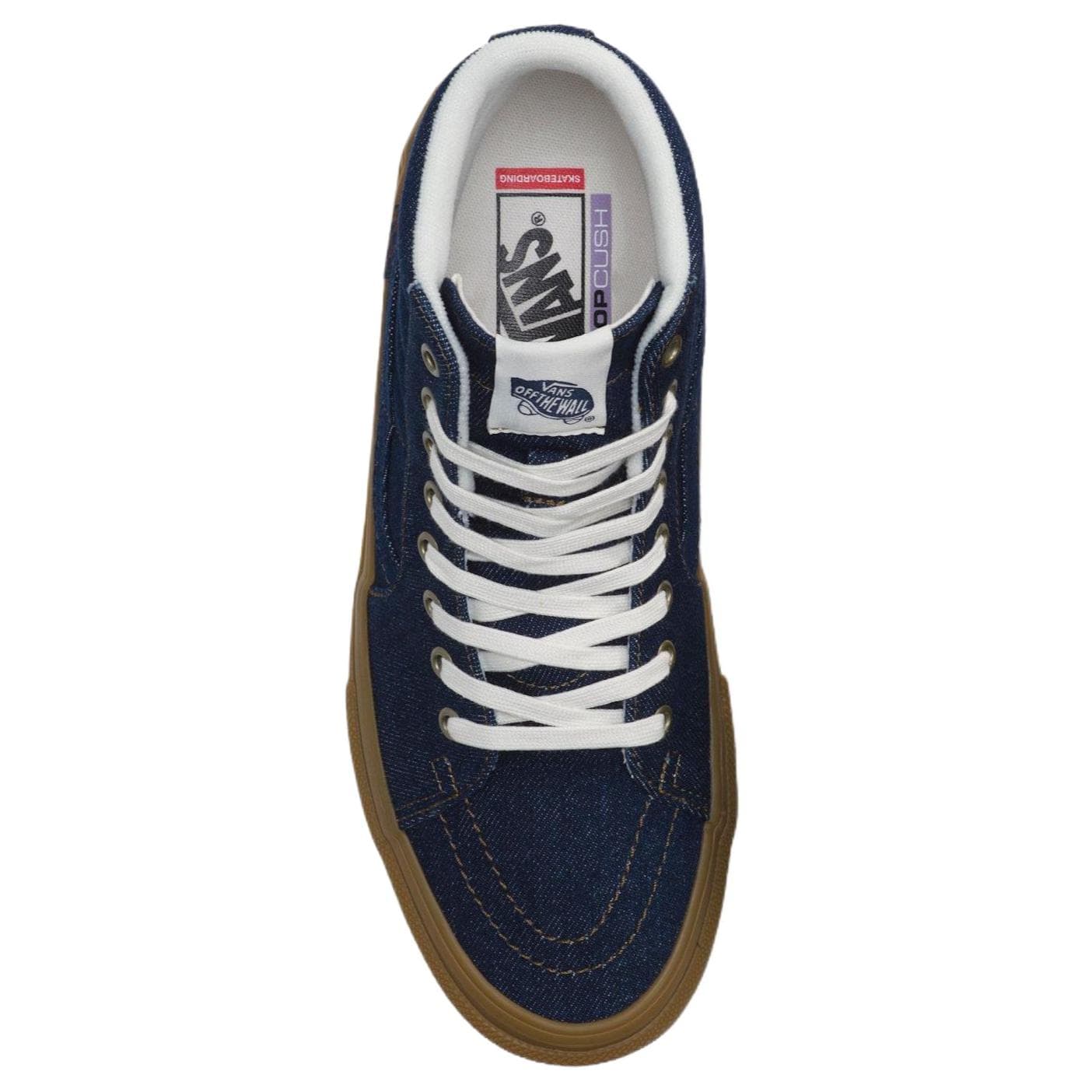 Кроссовки VANS SKATE CLASSICS Амортизация Высокие Кеды Скейтборд Обувь Унисекс Синие - изображение 3