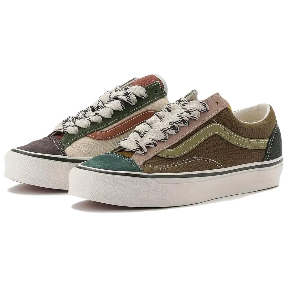 Кроссовки Vans Premium Old Skool Скейтборд Кроссовки Низкие Устойчивые к Износу Унисекс Коричневый - изображение 3