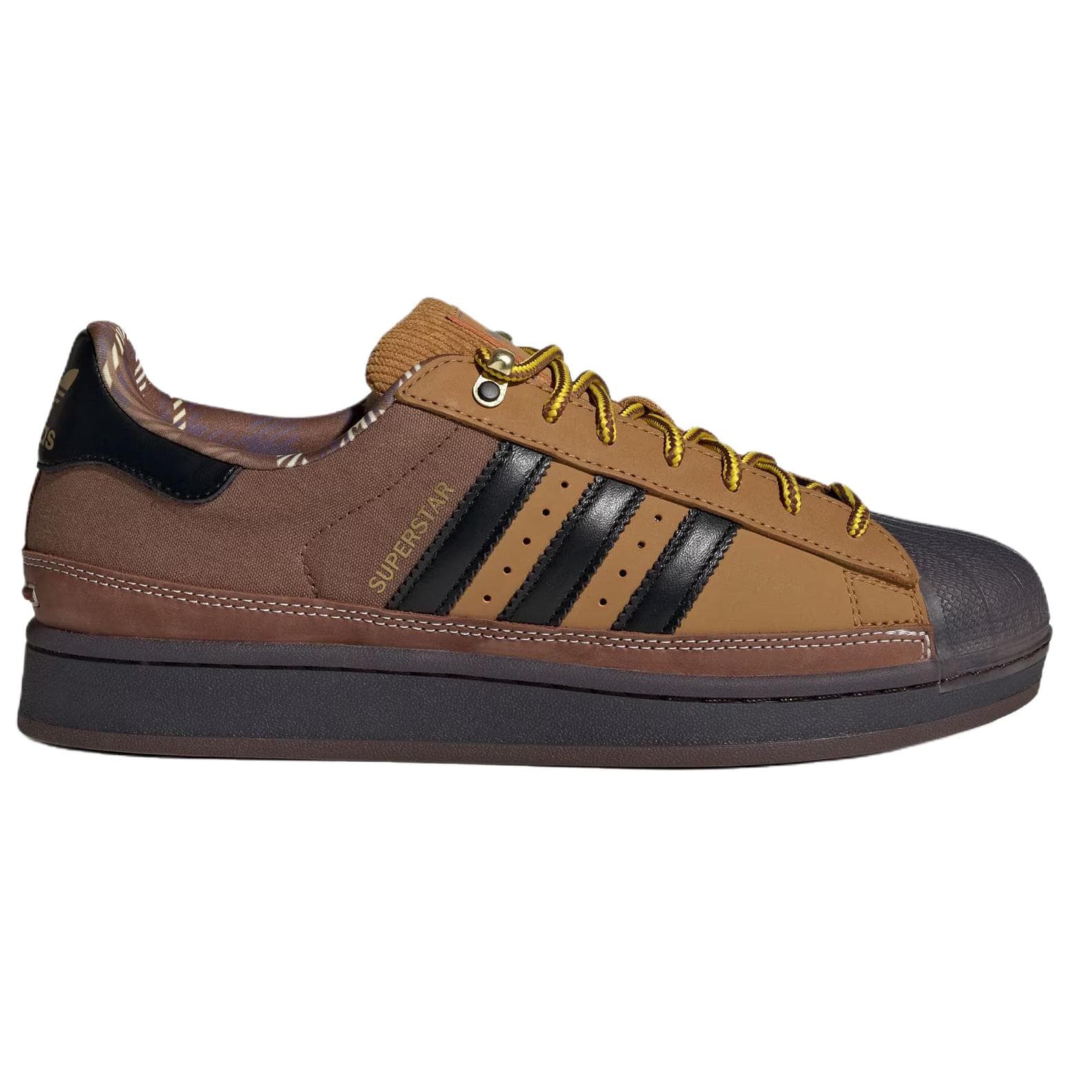 Кроссовки Adidas Originals Superstar 2 Скейтборд Обувь Унисекс Коричневый - изображение 2