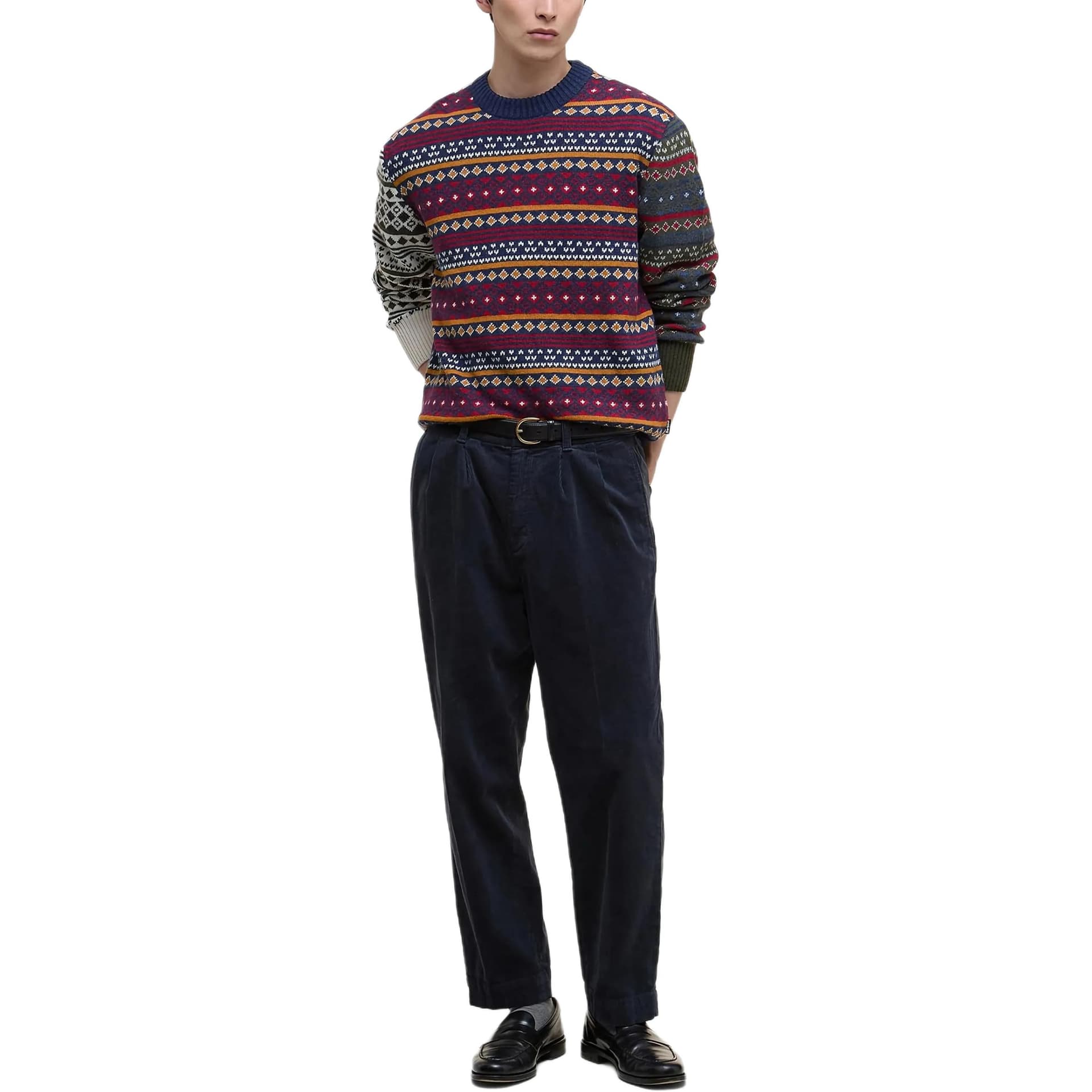 Кофта BARBOUR Морской Синий Мужские Свитера - изображение 3