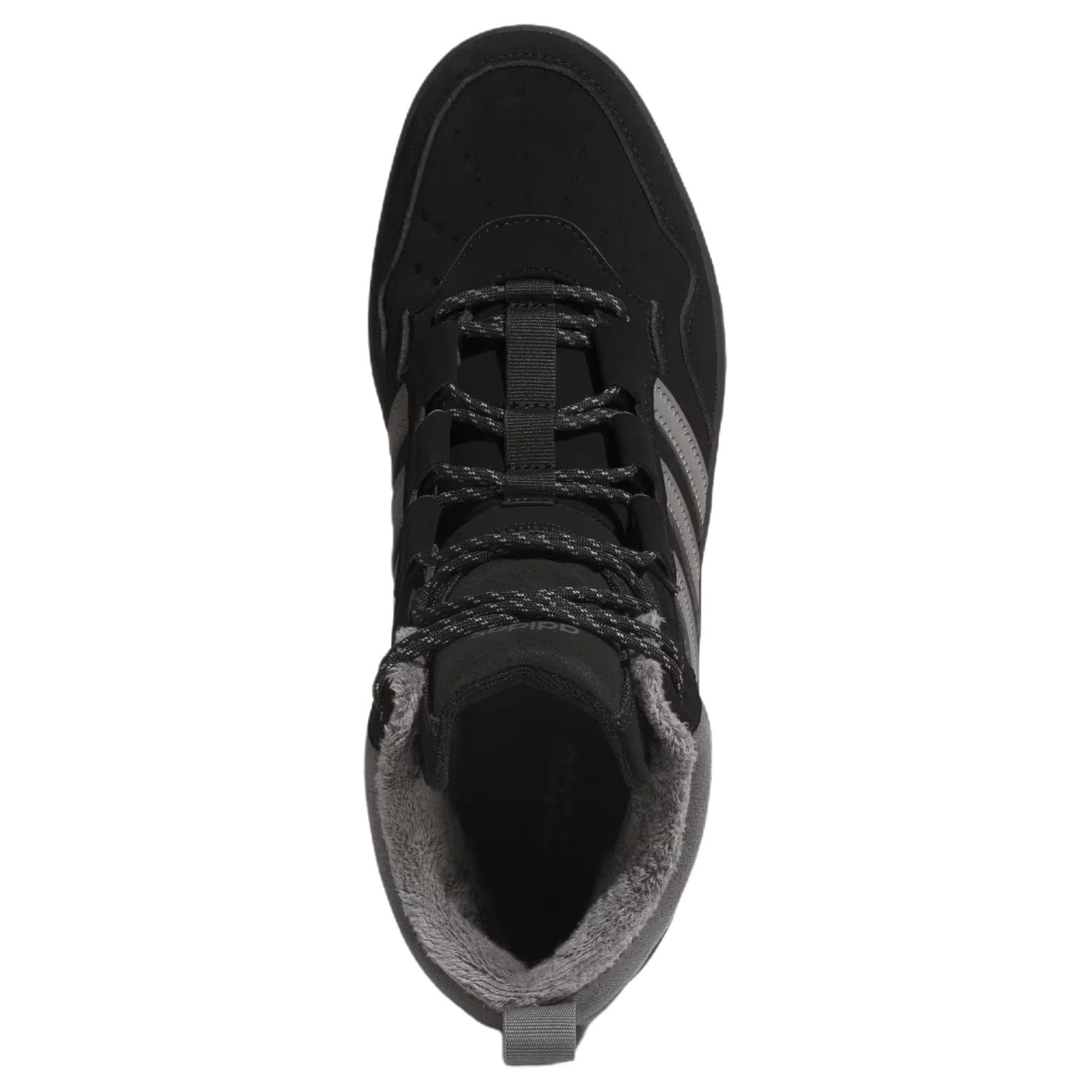 Кроссовки Adidas Hoops 4,0 MID Топ Скейтборд Кроссовки Унисекс Черные - изображение 3