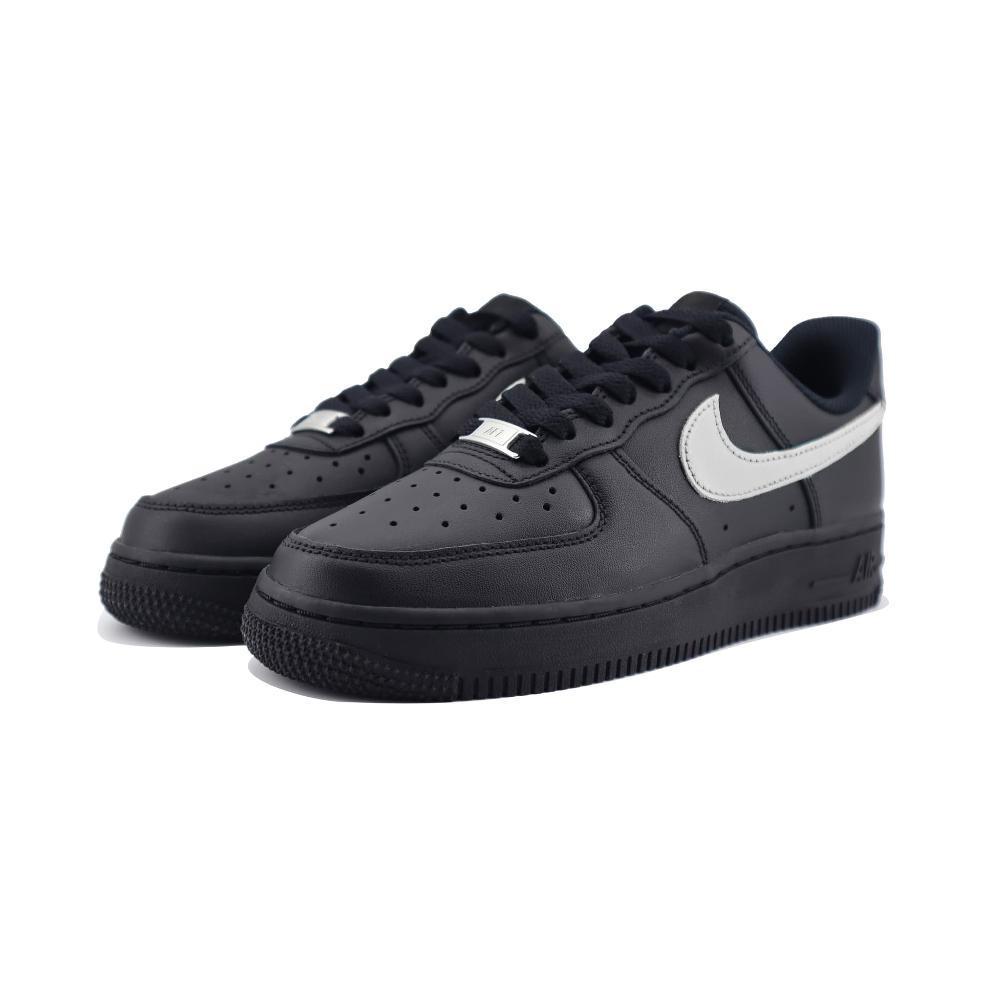 Кроссовки Nike Air Force 1 '07 Black Grey - изображение 3