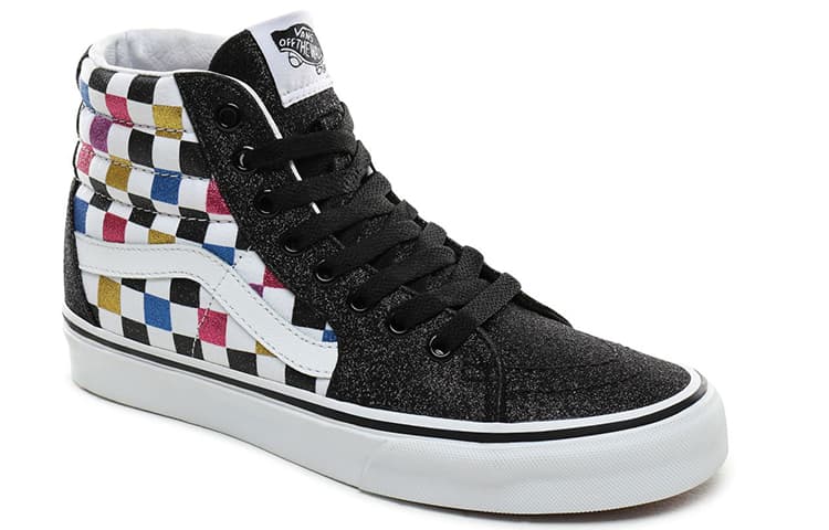 Кроссовки Vans SK8 Glitter Checkerboard High Top - изображение 3
