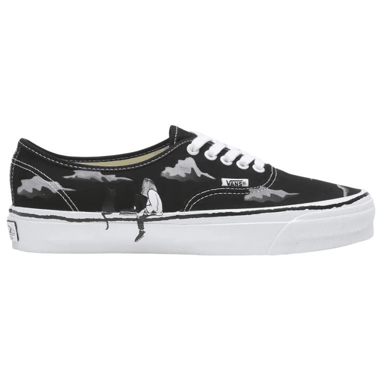 Кроссовки Vans X Yusuke Hanai Premium Authentic Скейтборд Обувь Унисекс Черный - изображение 2
