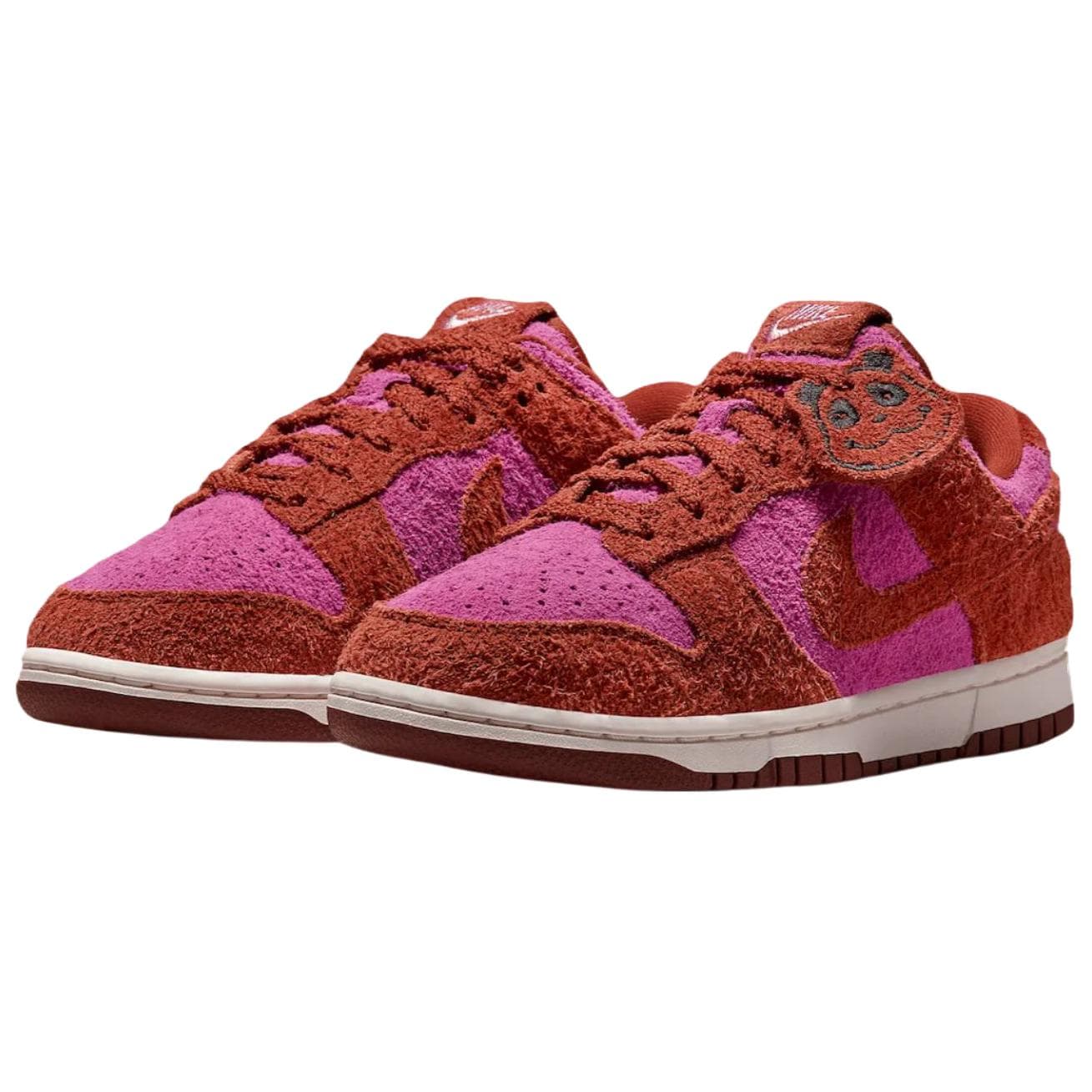 Кроссовки Nike Dunk Low Top Скейтборд Обувь Женская Красная Розовая - изображение 3