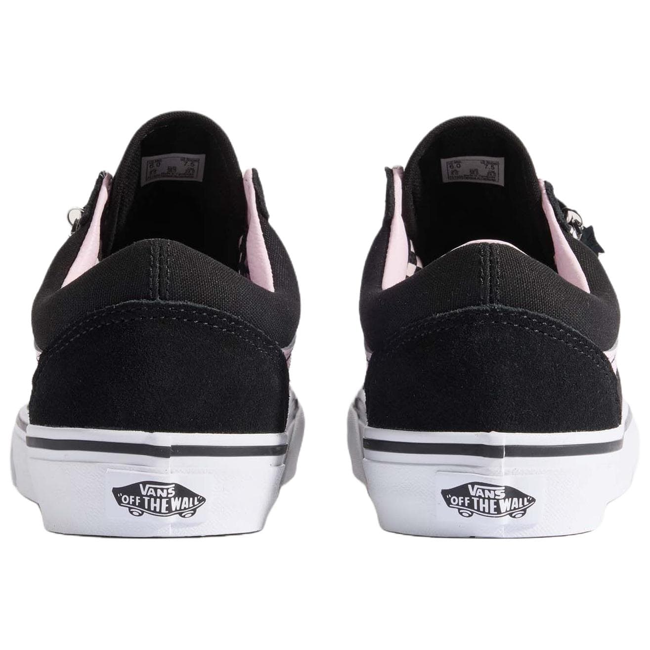 Кроссовки Vans Old Skool Скейтборд Кроссовки Унисекс Черный Розовый - изображение 3