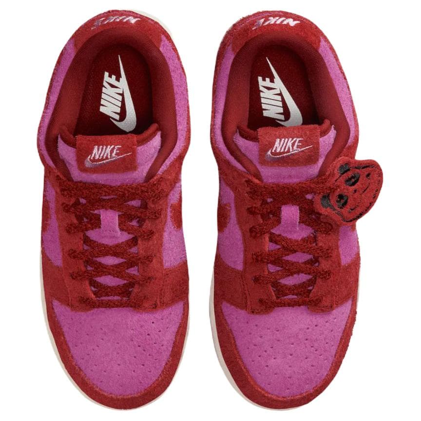 Кроссовки Nike Dunk Low Top Скейтборд Обувь Женская Красная Розовая - изображение 5