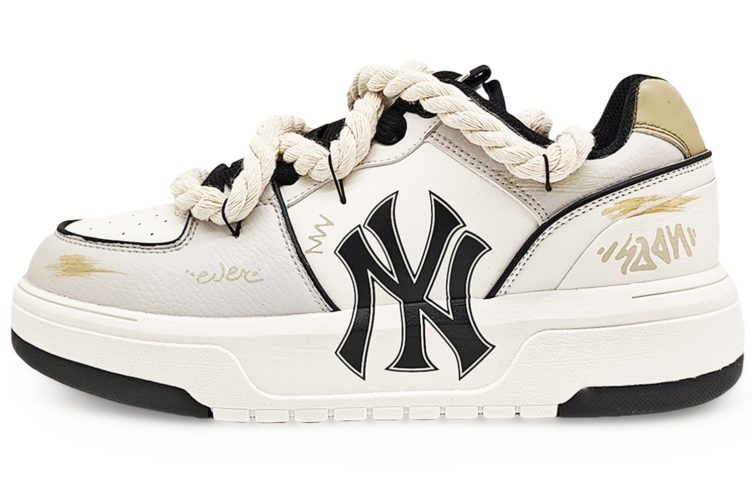 Кроссовки MLB Chunky Liner White Grey - изображение 2