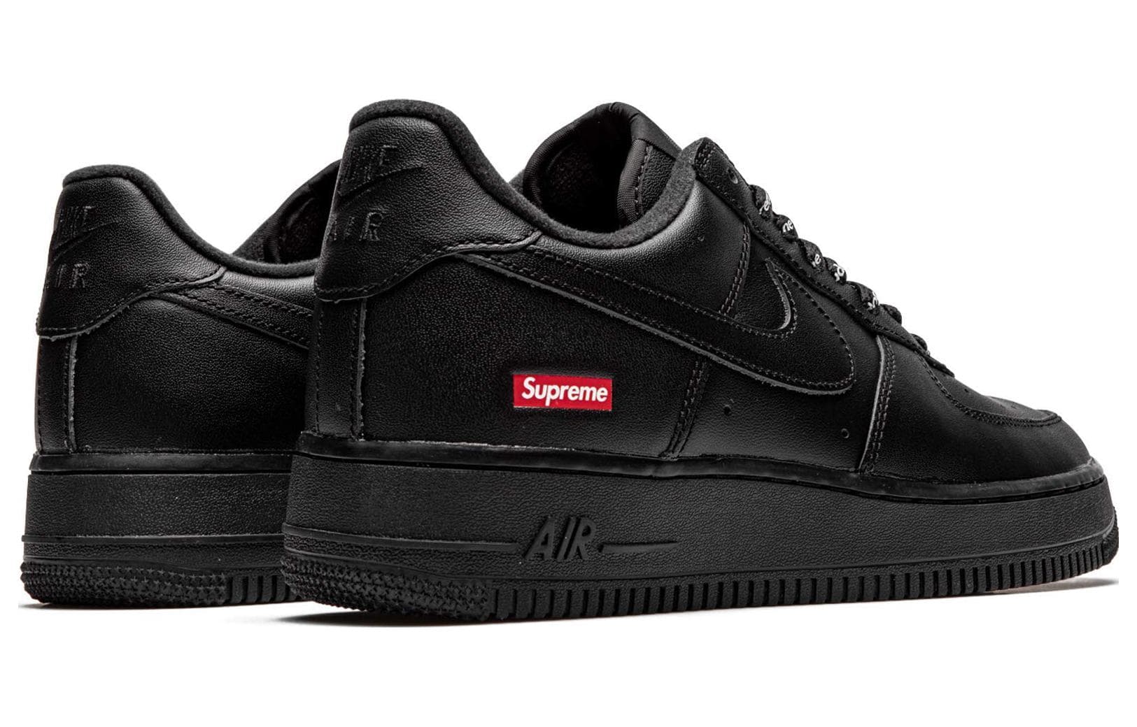 Кроссовки Supreme x Nike Air Force 1 Low Black - изображение 3