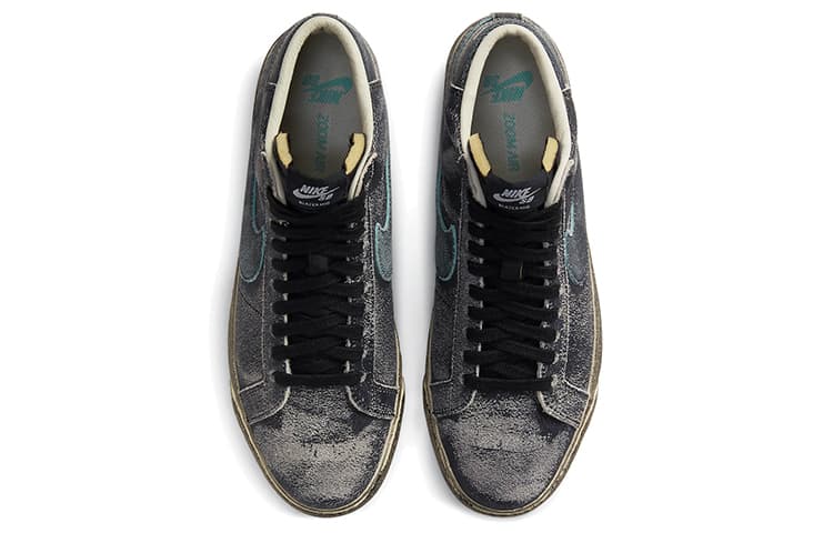 Кроссовки Nike Blazer Mid Faded Black - изображение 4