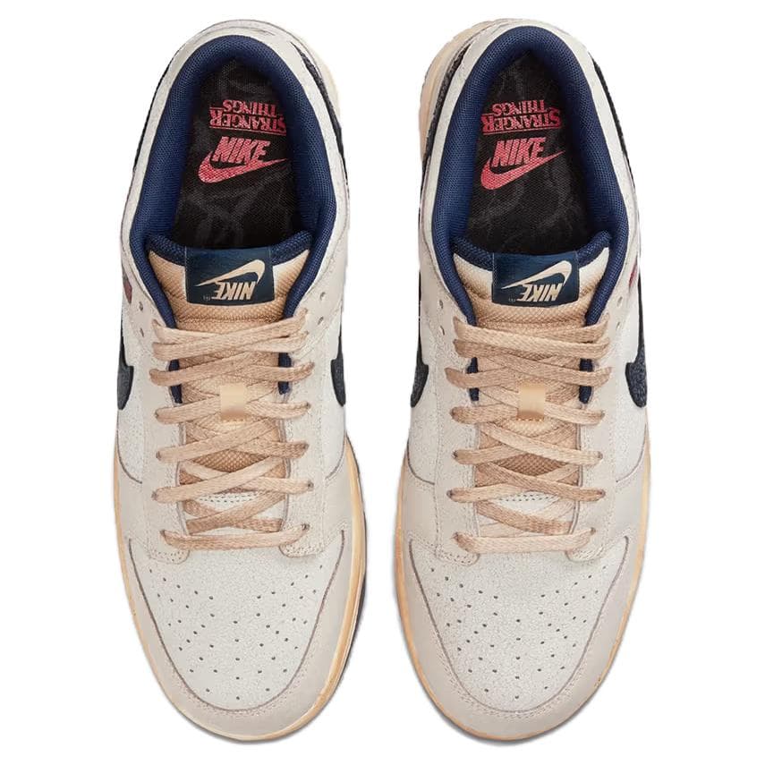 Кроссовки Nike X Очень странные дела Dunk Low Топ Скейтборд Обувь Унисекс Серо-голубой - изображение 4