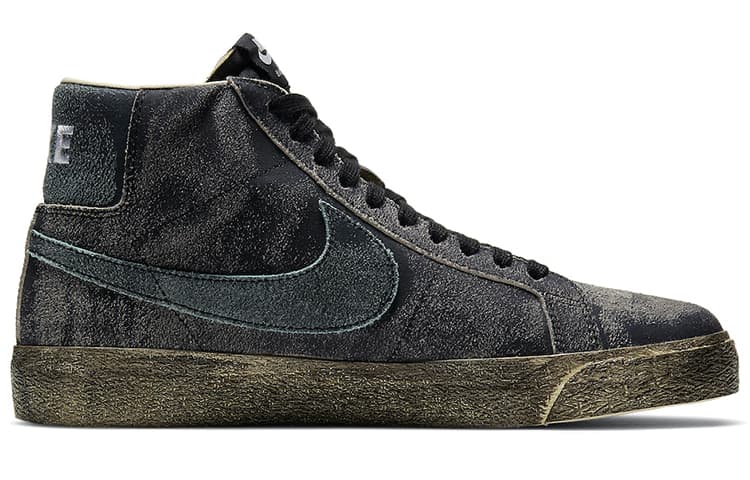 Кроссовки Nike Blazer Mid Faded Black - изображение 2