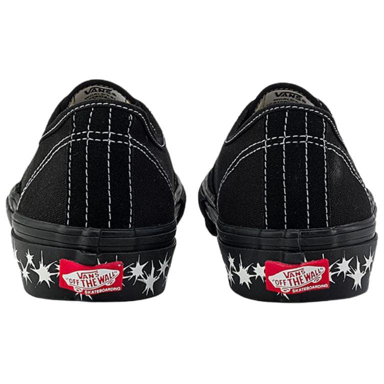 Кроссовки Vans Skate Authentic Устойчивые к истиранию низкие кеды для скейтбординга Унисекс Черный Белый - изображение 4