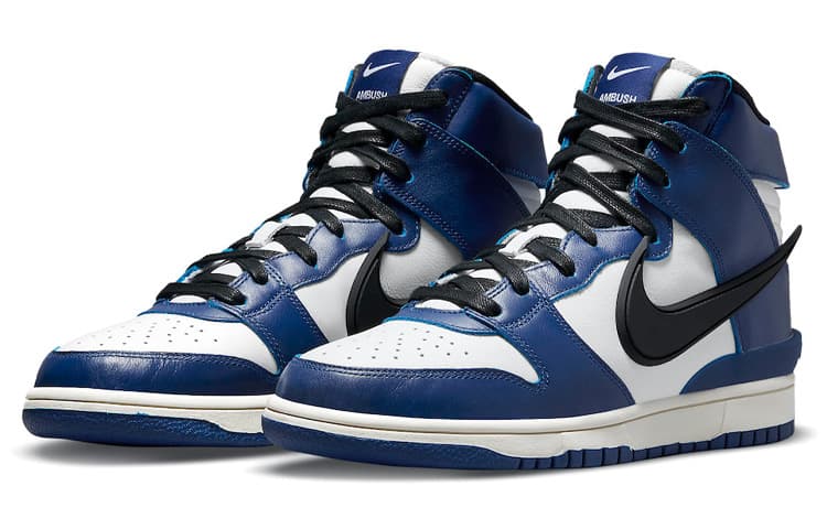 Кроссовки AMBUSH x Nike Dunk High "Deep Royal" - изображение 3