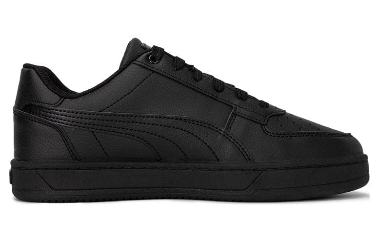 Кроссовки PUMA Caven Текстиль Искусственная кожа Устойчивая к истиранию Низкий верх Скейтборд Обувь Унисекс Черный - изображение 2