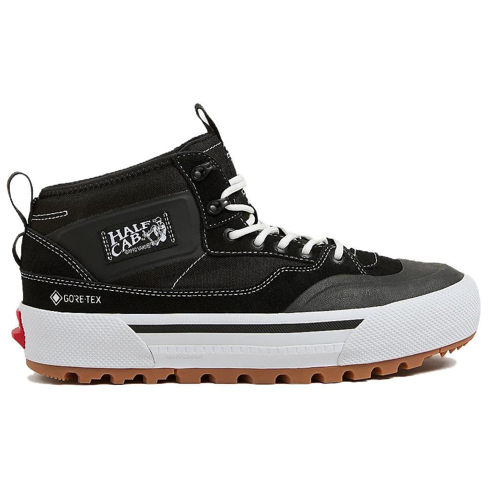 Кроссовки Vans Half Cab Водонепроницаемая и Износостойкая Верхняя часть Скейтборд Обувь Унисекс Черная - изображение 2