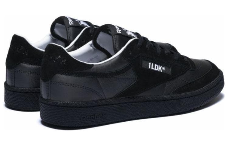 Кроссовки 1LDK x Reebok Club C 85 Vintage "Black" - изображение 4