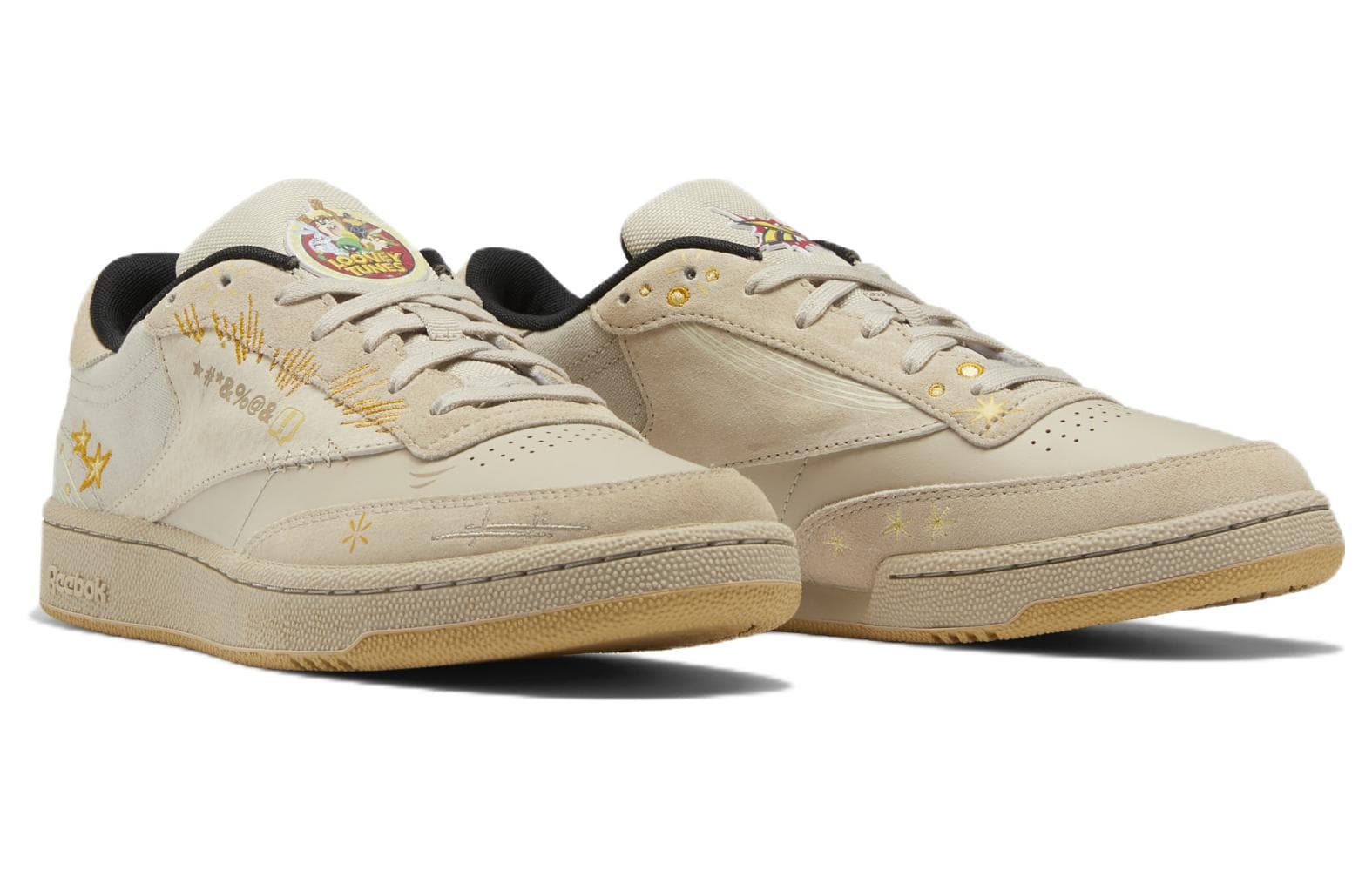 Кроссовки Looney Tunes x Reebok Club C 85 Light Brown - изображение 3