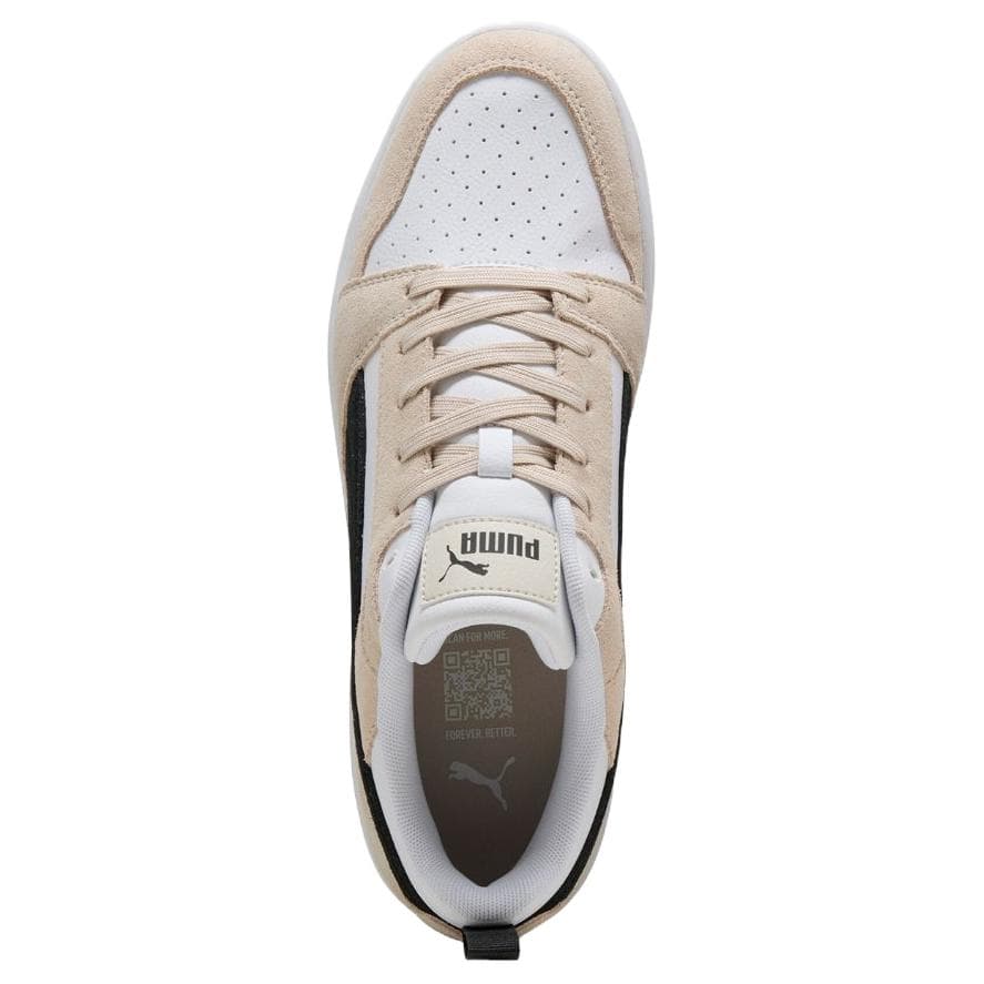 Кроссовки PUMA Rebound V6 Устойчивые к истиранию Низкие Кроссовки для скейтбординга Мужские Белые - изображение 3