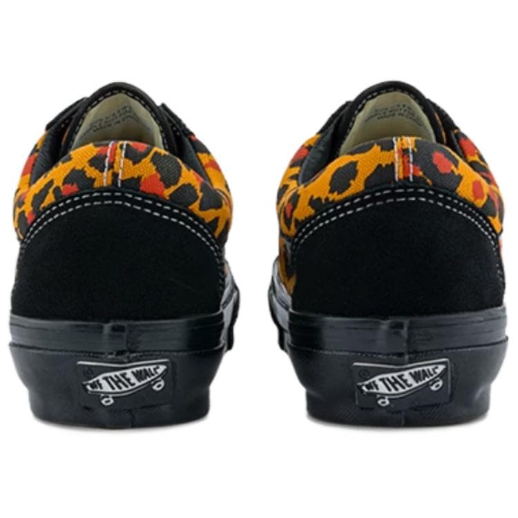 Кроссовки Vans Premium Old Skool Low Топ Скейтборд Кроссовки Унисекс Черный Оранжевый - изображение 5