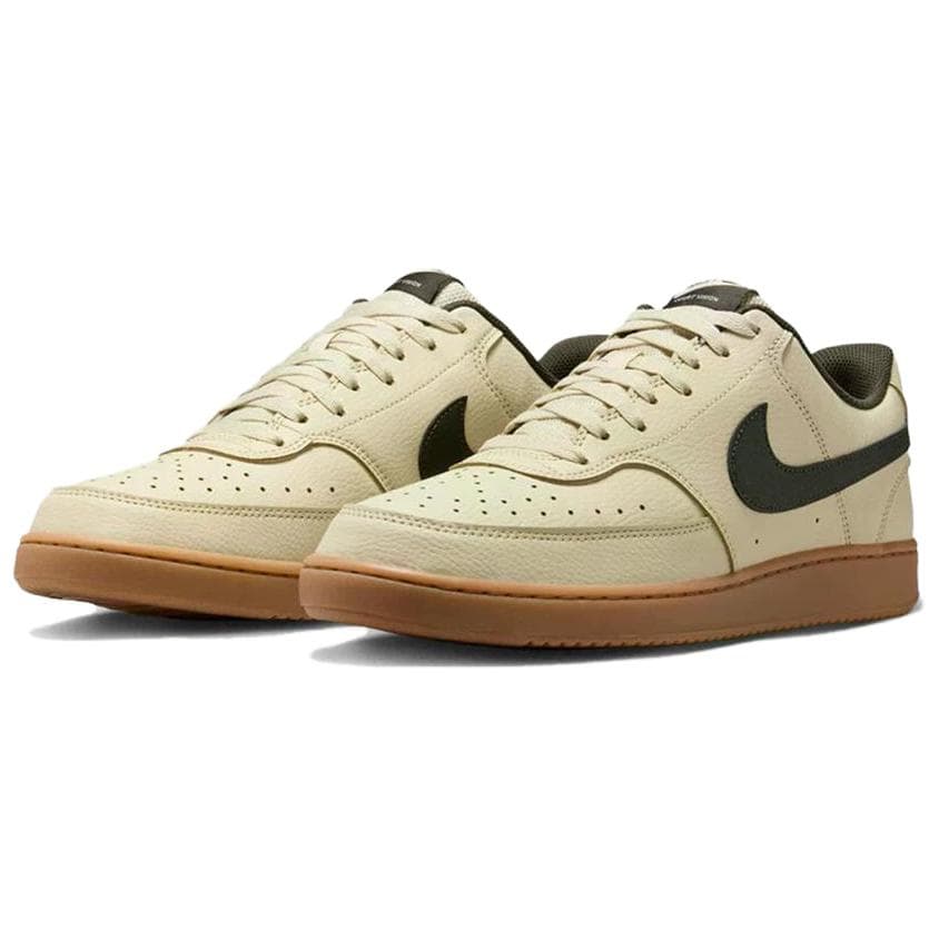 Кроссовки Nike Court Vision Дышащие Низкие Кроссовки для Скейтбординга Мужские Бежевые Коричневые - изображение 3