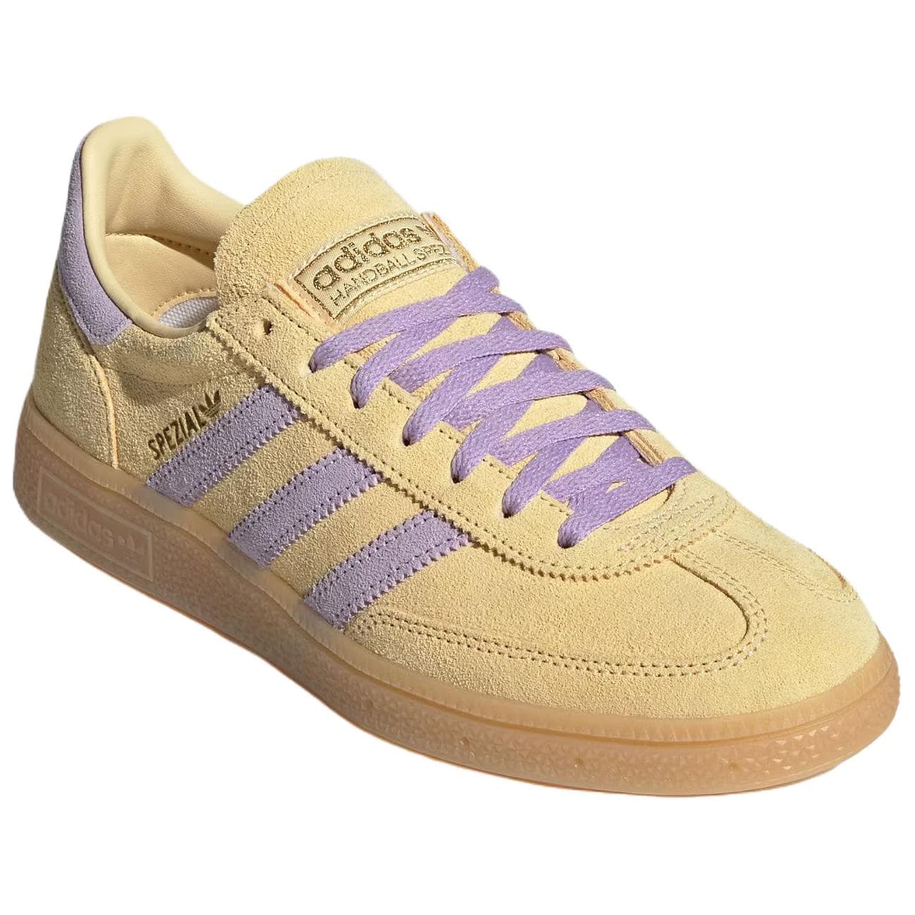 Кроссовки Adidas Originals HANDBALL SPEZIAL Синтетическая кожа кожа низкий топ скейтборд обувь женский светло-оранжевый желтый - изображение 3