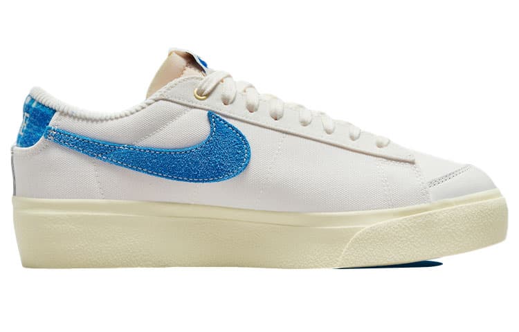 Кроссовки Nike Blazer Low Platform White Blue - изображение 2