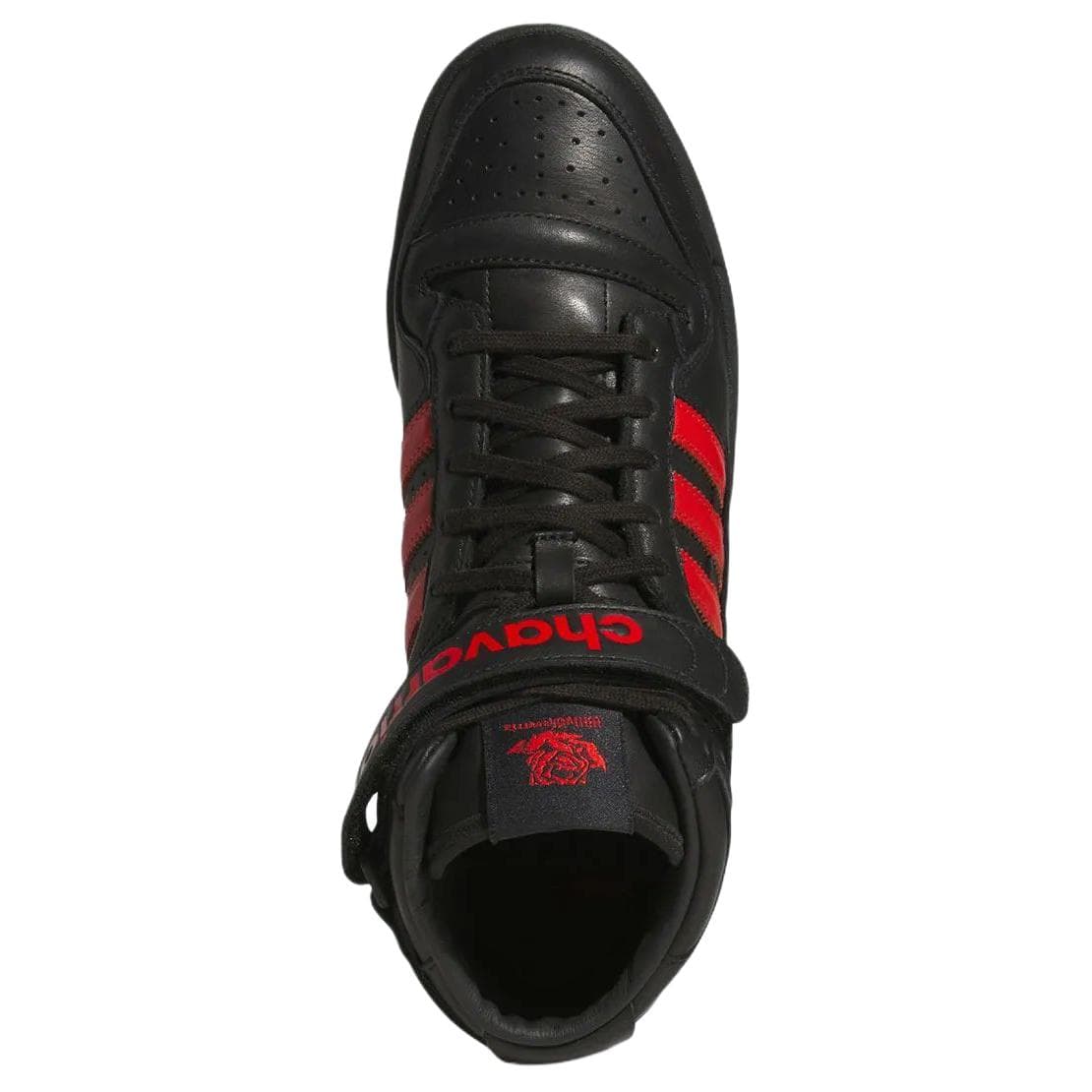 Кроссовки Adidas Originals x Willy Chavarria FORUM 84 Высокие Кроссовки для Скейтбординга Унисекс Черные - изображение 5