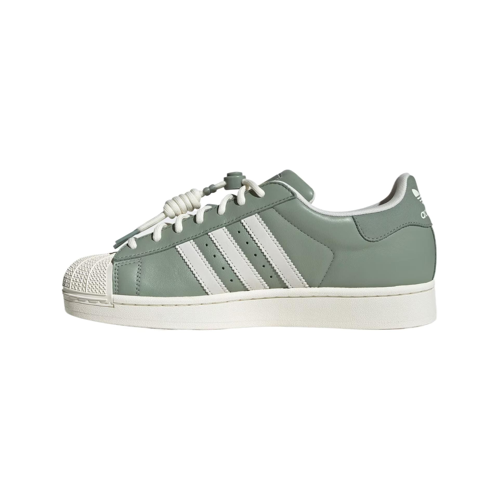 Кроссовки Adidas Originals Superstar 2 Легкие Низкие Кроссовки для Скейтбординга Унисекс Белые Зеленые - изображение 2