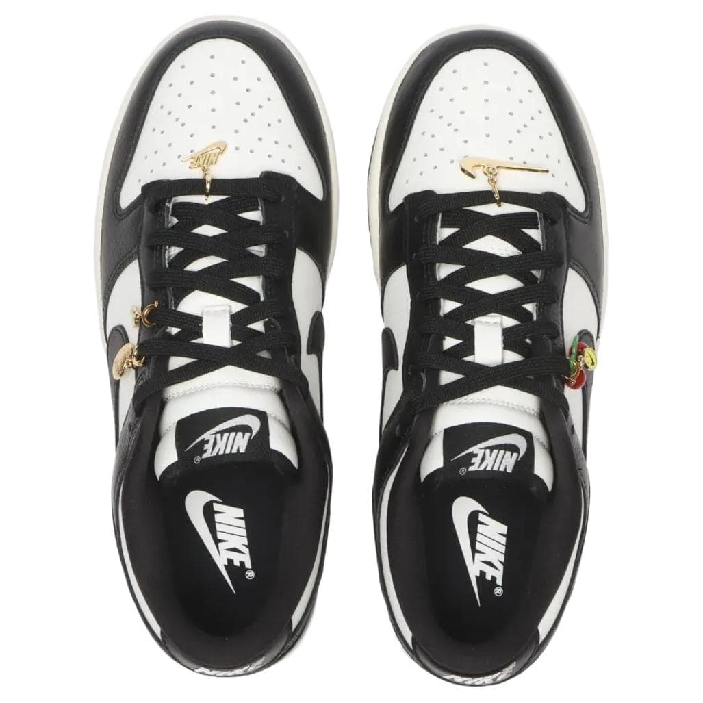 Кроссовки Nike Dunk Low Top Скейтборд Обувь Женская Черно-Белая - изображение 3