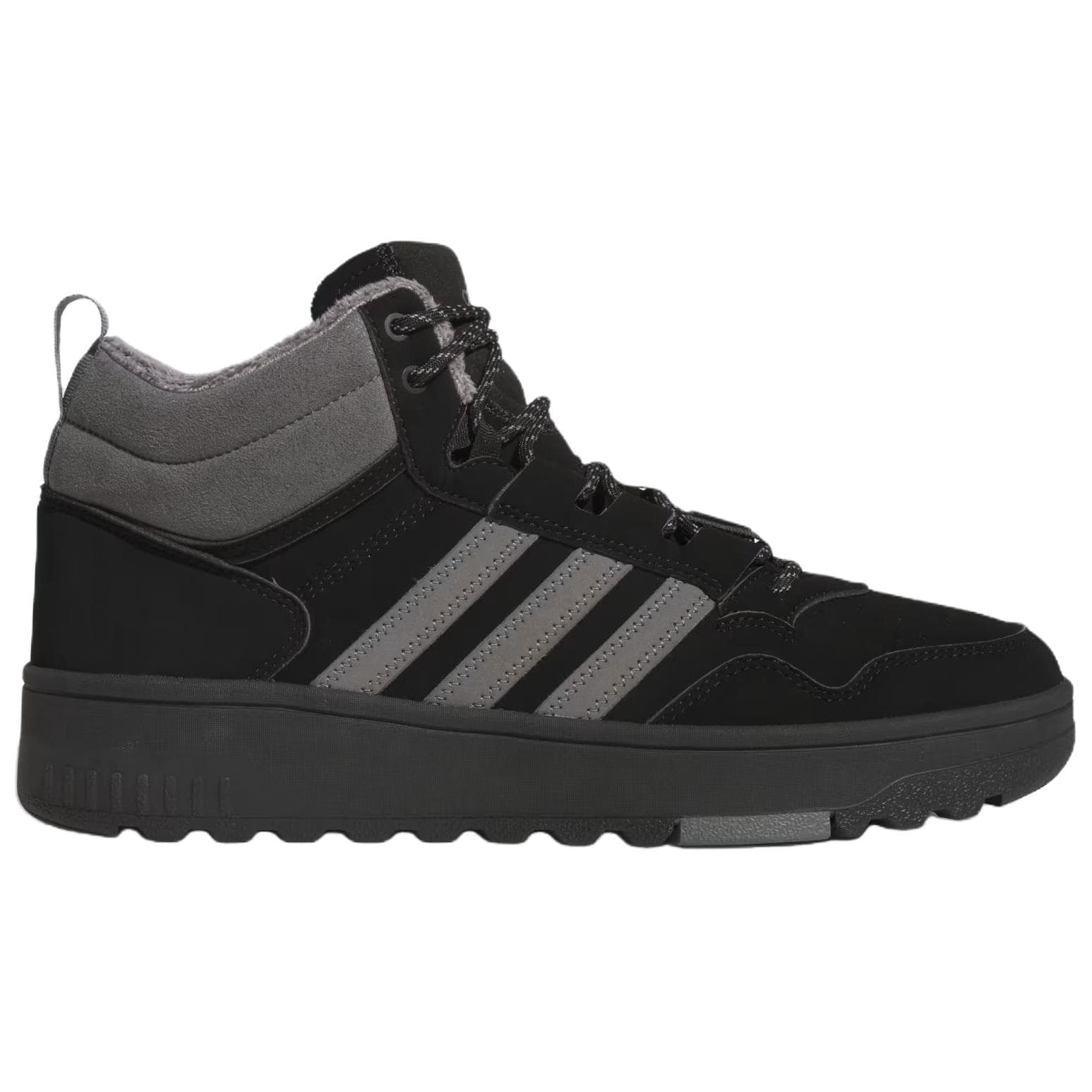 Кроссовки Adidas Hoops 4,0 MID Топ Скейтборд Кроссовки Унисекс Черные - изображение 2