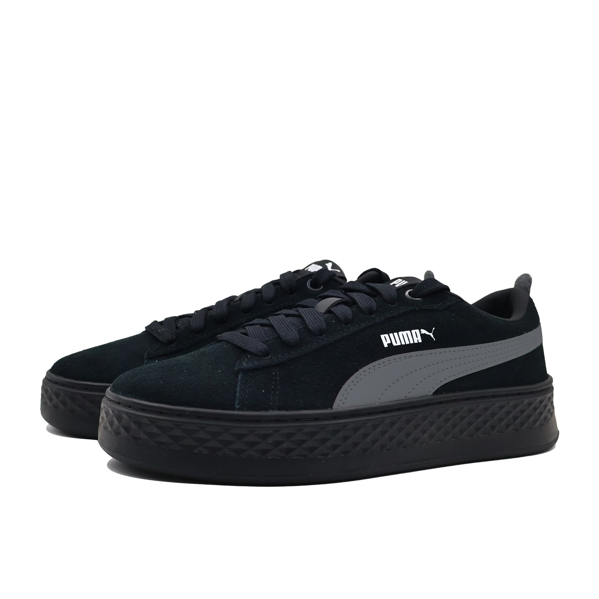 Кроссовки PUMA Smash Platform Black Grey - изображение 3