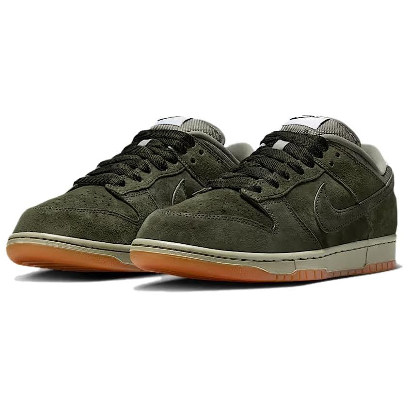Кроссовки Nike Dunk SB Low Top Скейтборд Кроссовки Унисекс Оливково-Зеленый - изображение 3
