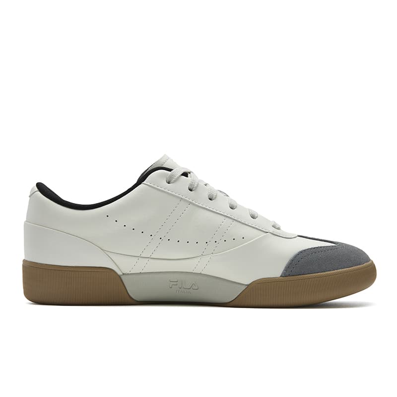 Кроссовки FILA F ELEGN Коровья кожа Низкие кроссовки для скейтбординга Мужские Белые - изображение 2