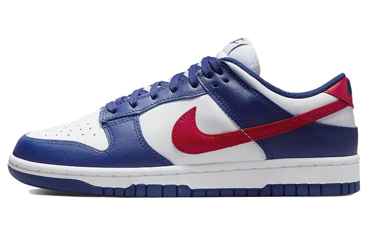 Кроссовки Nike Dunk Low "White and University Red"