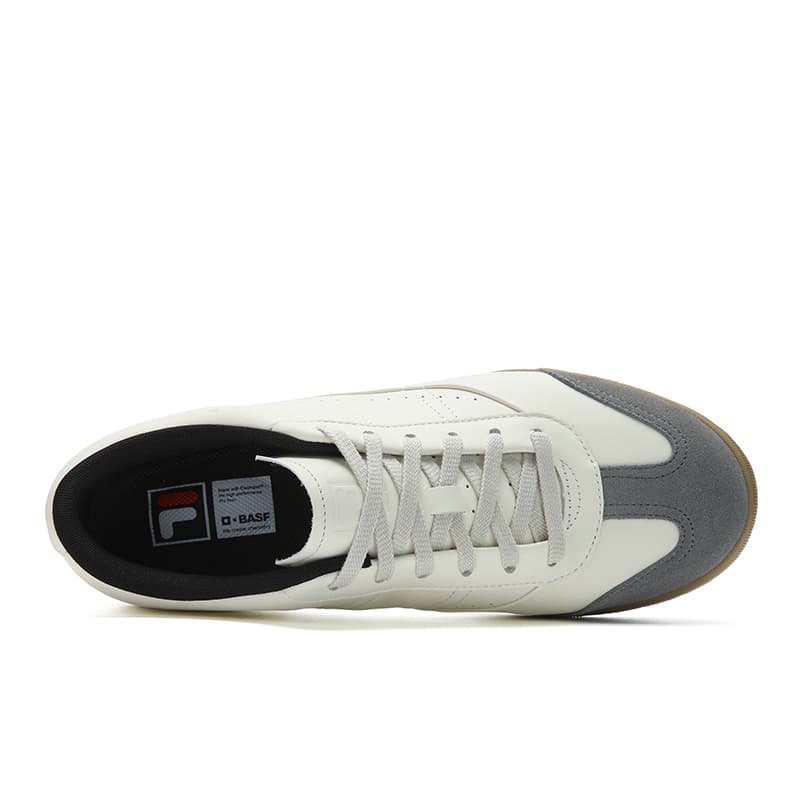 Кроссовки FILA F ELEGN Коровья кожа Низкие кроссовки для скейтбординга Мужские Белые - изображение 4
