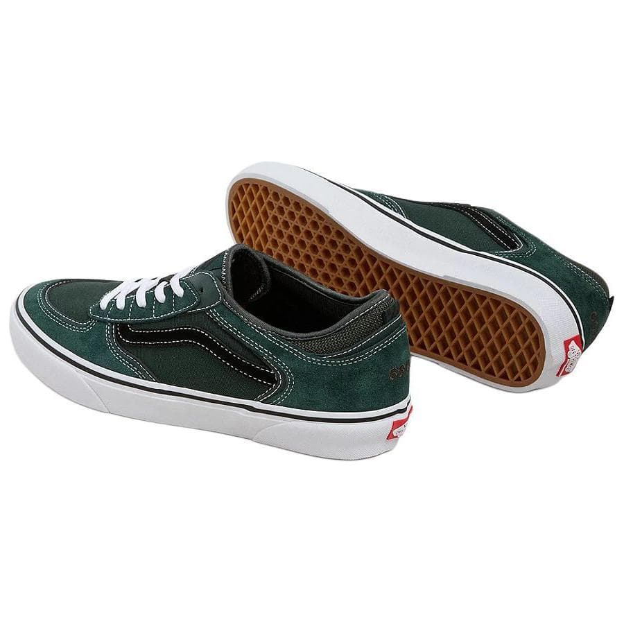 Кроссовки Vans Rowley Low Топ Скейтборд Обувь Унисекс Зеленый - изображение 4