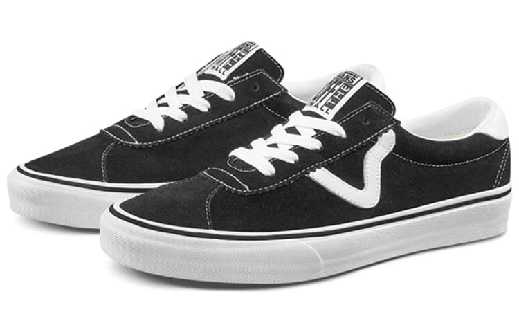 Кроссовки Vans Sports Low Black White - изображение 2