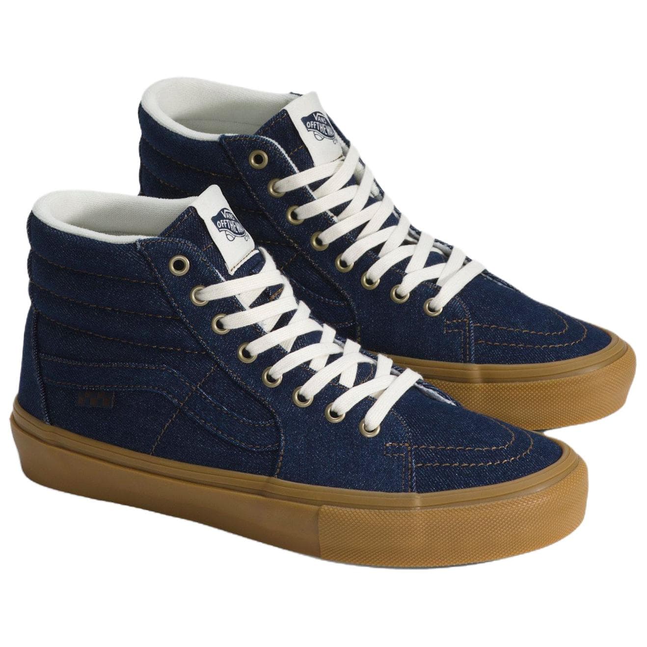Кроссовки VANS SKATE CLASSICS Амортизация Высокие Кеды Скейтборд Обувь Унисекс Синие - изображение 2