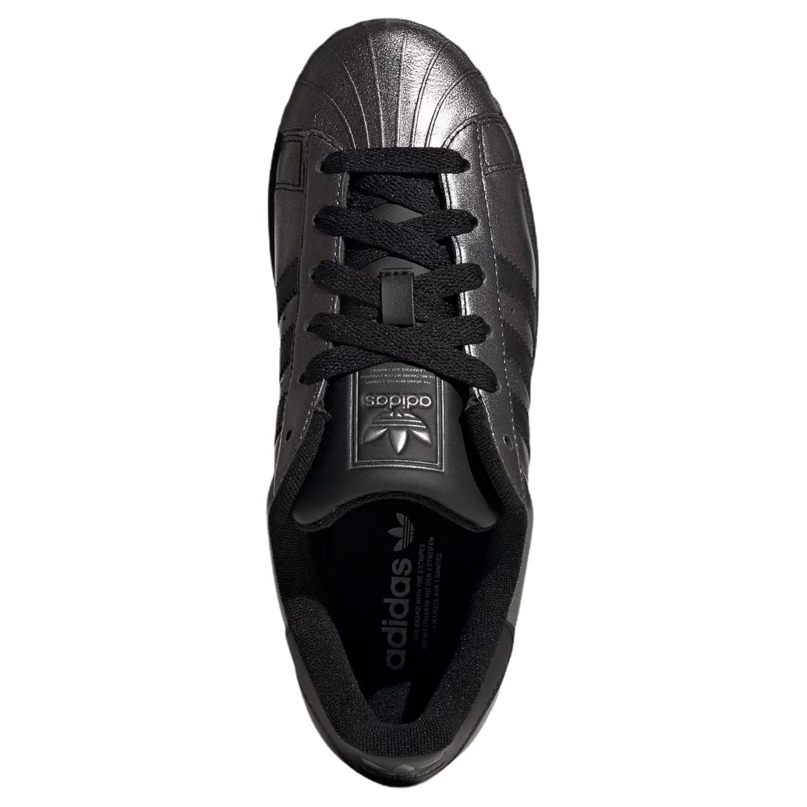 Кроссовки Adidas Originals Superstar 2 Кожа Low Топ Скейтборд Обувь Унисекс Черный - изображение 3