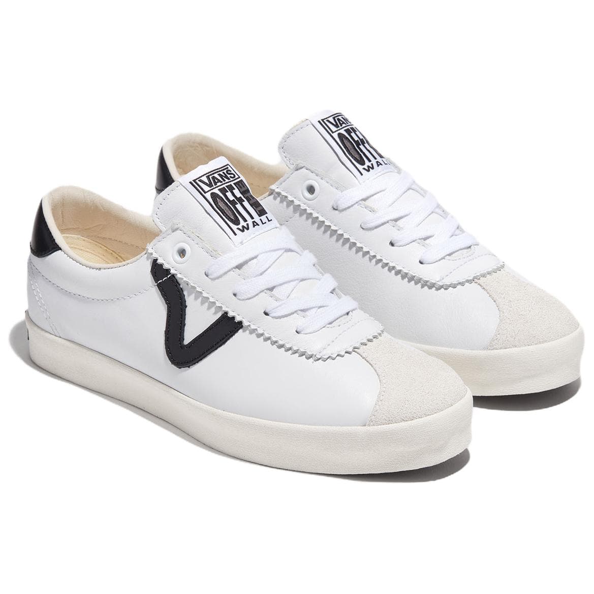 Кроссовки Vans Sport 73 Противоскользящие Устойчивые к истиранию Низкие Кроссовки для скейтбординга Унисекс Белые - изображение 2