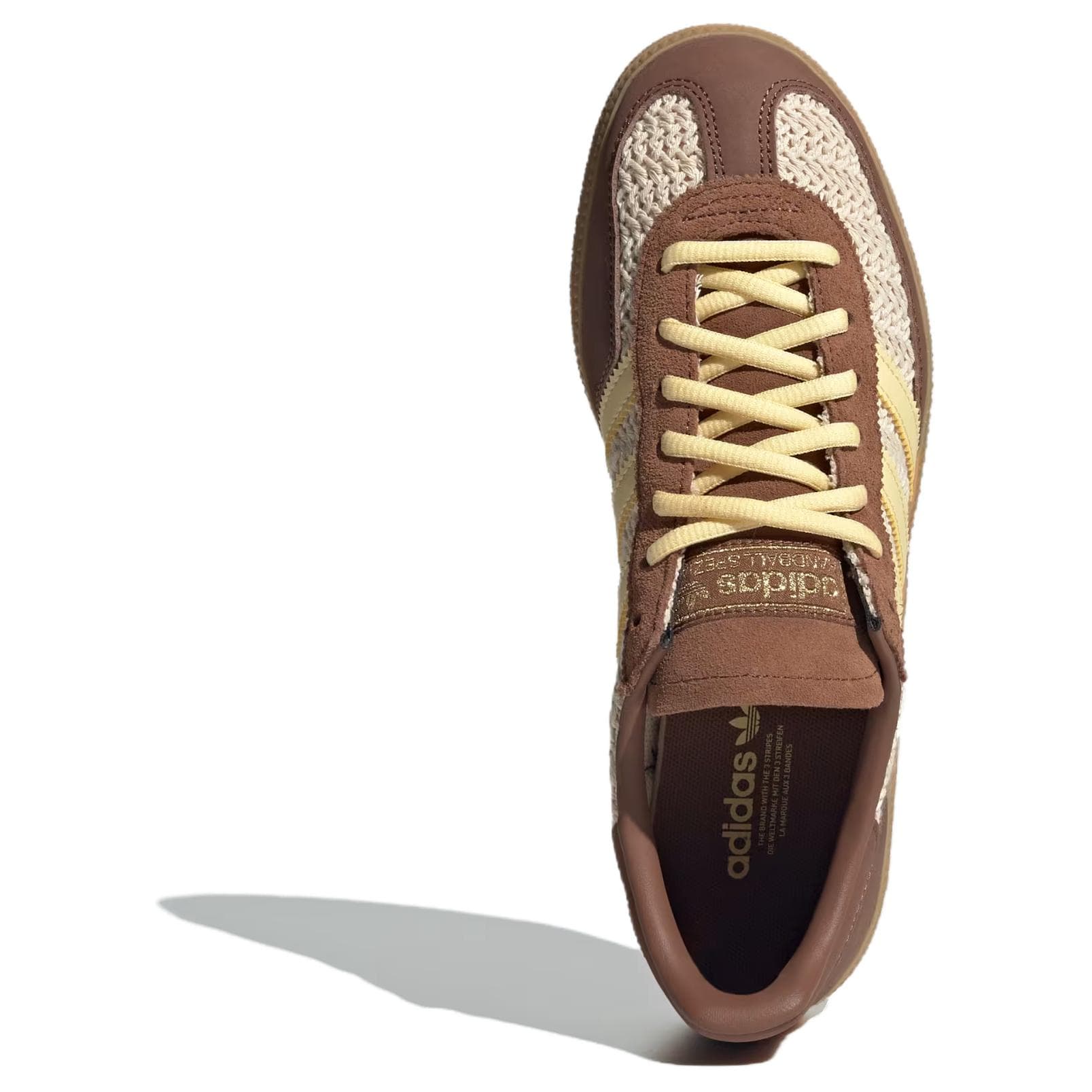 Кроссовки Adidas Originals HANDBALL SPEZIAL Текстиль Кожа Противоскользящий Устойчивый к истиранию Низкий верх Скейтборд Обувь - изображение 5