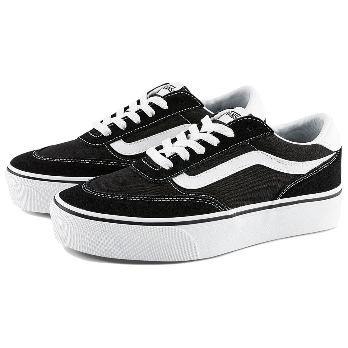 Кроссовки Vans Brooklyn LS Low Топ Скейтборд Обувь Женские Черный - изображение 2