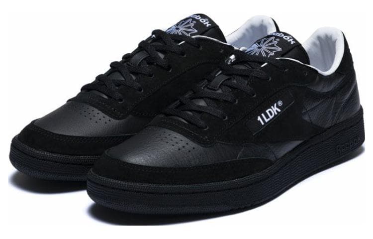 Кроссовки 1LDK x Reebok Club C 85 Vintage "Black" - изображение 3