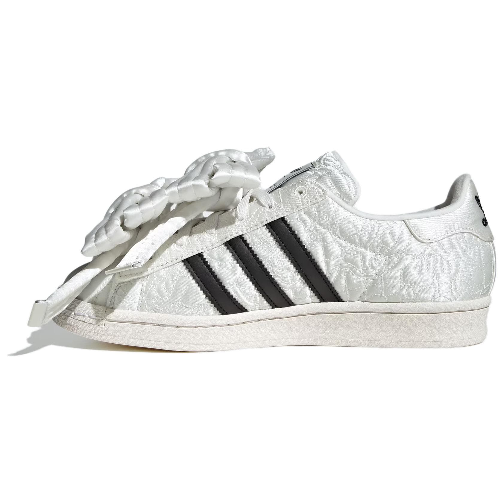 Кроссовки Caroline Hu X adidas originals Superstar W Устойчивые к истиранию низкие скейтбордические кроссовки для женщин Белые - изображение 3