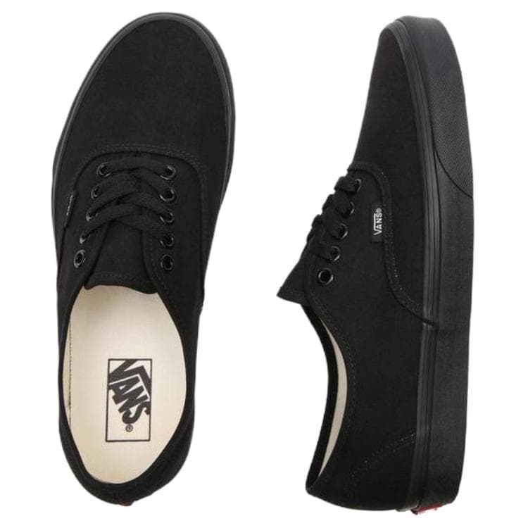Кроссовки Vans Аутентичный низкий топ скейтборд обувь женская черный - изображение 4