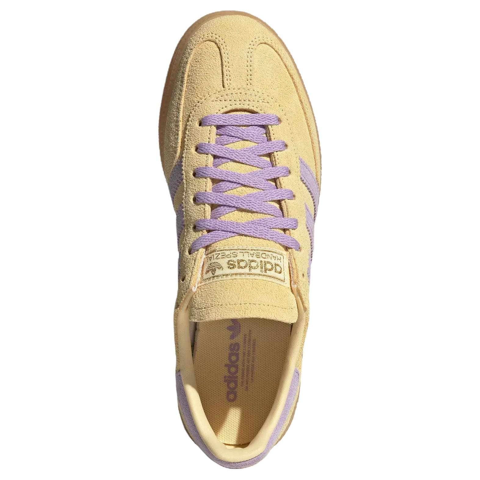 Кроссовки Adidas Originals HANDBALL SPEZIAL Синтетическая кожа кожа низкий топ скейтборд обувь женский светло-оранжевый желтый - изображение 4
